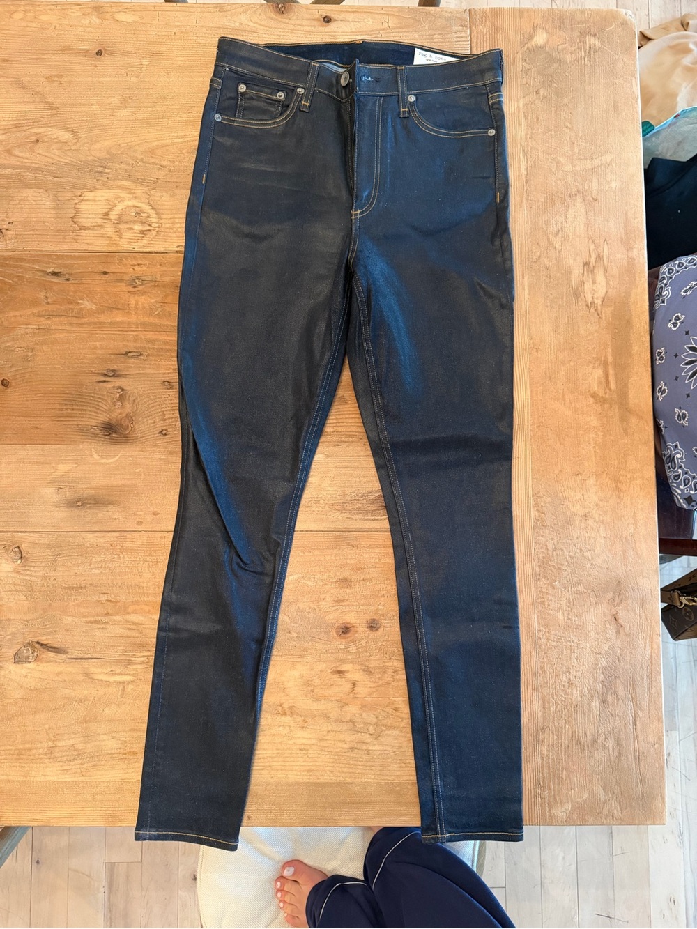 rag & bone Black Skinny Jeans